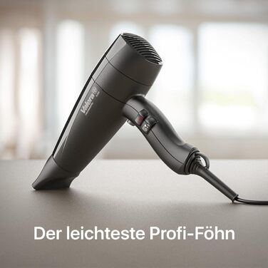 Професійний фен для волосся Valera Swiss Light 3200, 1600 Вт, 3 температурних режими, з кнопкою холодного повітря та знімним фільтром, Swiss Made
