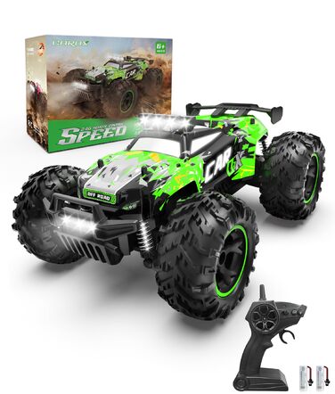Радіокерований позашляховик Carox 1:18 2.4GHz 25 км/год з підсвічуванням, Monstertruck для гри