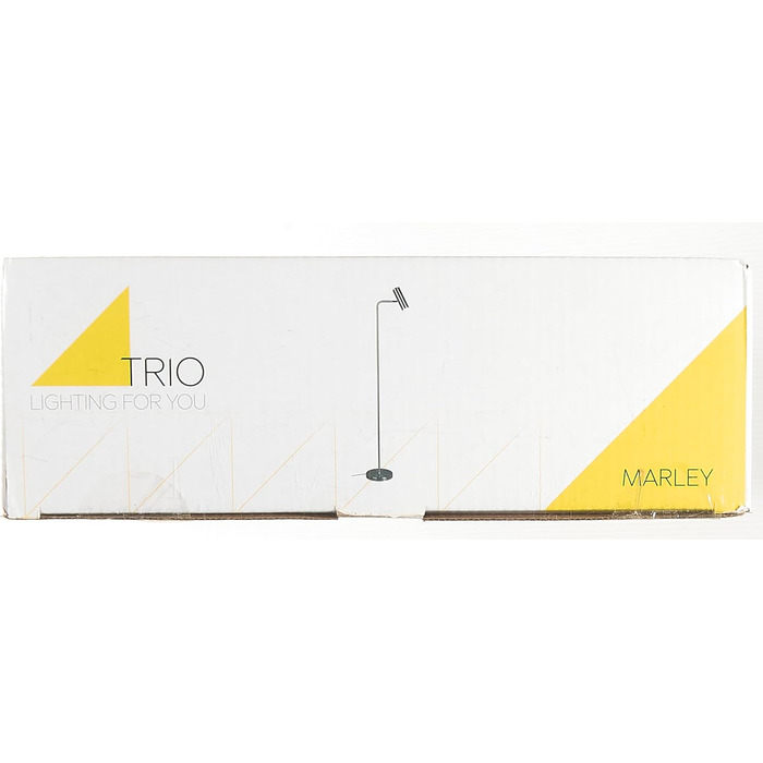 Торшер Trio Leuchten Marley 1xGU10, метал, нікель матовий, сучасний дизайн