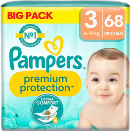 Підгузки Pampers Premium Protection розмір 1 (2-5 кг), 56 шт