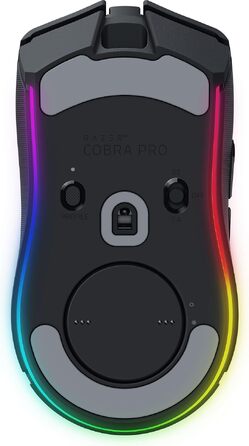 Ігрова миша Razer Cobra (чорна) — легка дротова миша з RGB-підсвіткою Chroma, оптичними перемикачами 3-го покоління та вагою 57 г