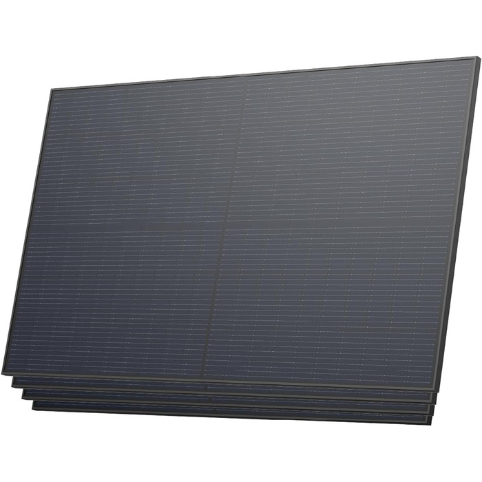 Двобічна сонячна панель Solarway 500W Full Black n-type Glas-Glas для балкона (набір 4 шт), позитивна толерантність потужності