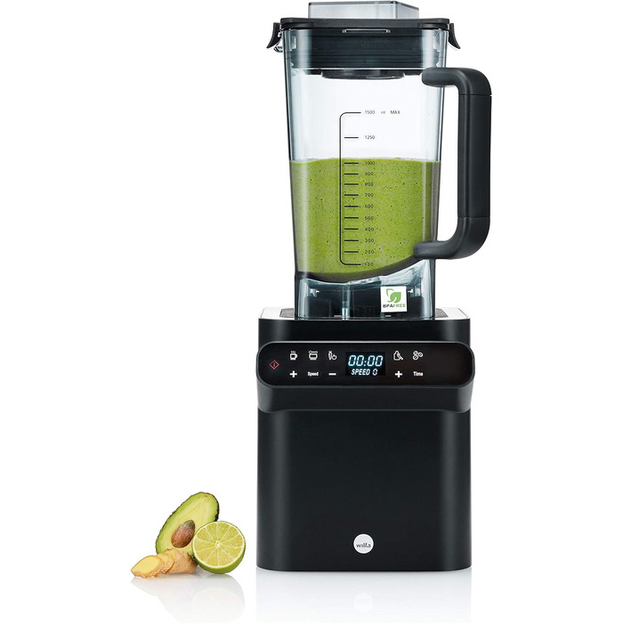 Блендер Wilfa POWERFUEL DIGITAL, 1680 Вт, 1,5 л, матовий чорний