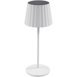 LED-лампа Lindby на акумуляторі з датчиком дотику, бездротова, портативна, для дому та саду, IP54, білий матовий