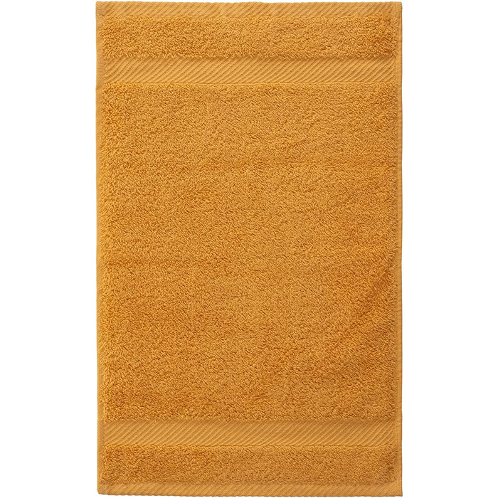 Набір рушників для обличчя Luckytowel 10 шт, 30x30 см, 100% бавовна, 600 г/м², сертифікат Oeko-Tex, золотий колір