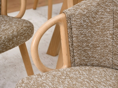 Стілець Mebel-Partner, тканина, бежевий, 1 шт.