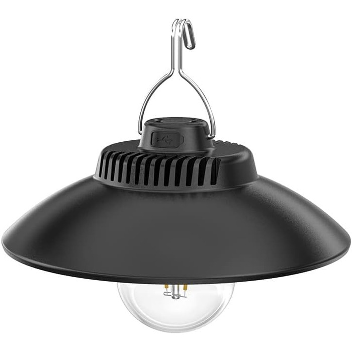 Перезаряджувальний кемпінговий ліхтар Yizhet Retro, LED 200 лм, IPX4, 2600 мА·год, водонепроникний, для кемпінгу, намету, аварійного освітлення, теплий білий