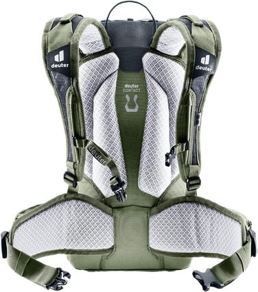 Жіночий велосипедний рюкзак Deuter Attack 14 SL із захистом, 14 л, зелений/хакі