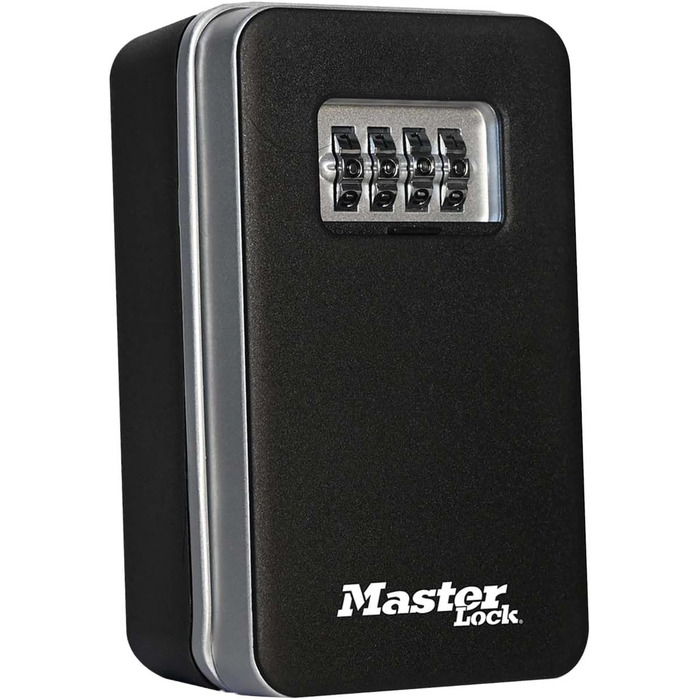 Ключниця Master Lock з кодовим замком для настінного монтажу, середнього розміру, вологозахищена для зовнішнього використання (комплект з кріпленням)