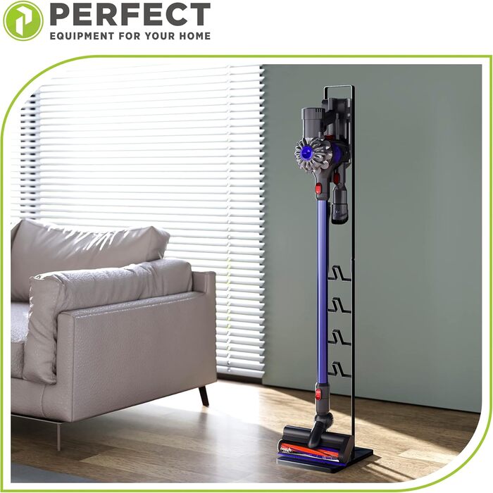 Підставка для пилососа PERFECT EQUIPMENT PHD-D220B, алюмінієва, чорна
