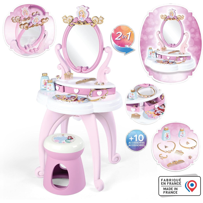 Дитячий ігровий набір Smoby Disney Princess Салон краси, перукарня