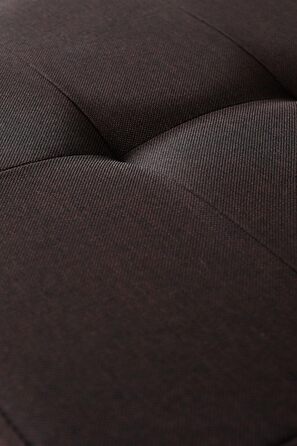 Банкетка з відкидною кришкою Dibea 76x38x38 см, лляна, коричнева, штучний льон