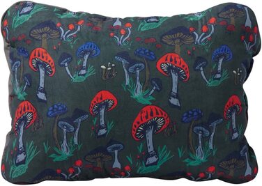 Термонадувна подушка Therm-a-Rest Cinch Small, зелена, 28x38x13 см, компресійна, Funguy принт