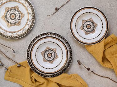 Сервіз столовий Creatable Majestosa, 12 предметів, порцеляна, чорний, багатобарвний, 31x30x24 см
