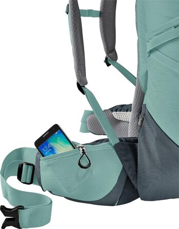 Жіночий туристичний рюкзак Deuter Aircontact Core 45+10 л нефрит-графіт