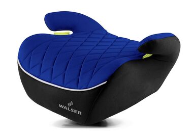 Walser Premium дитяче автокрісло-бустер, автокрісло для дітей 125-150 см, новий стандарт ECE R129, легко миється, синій