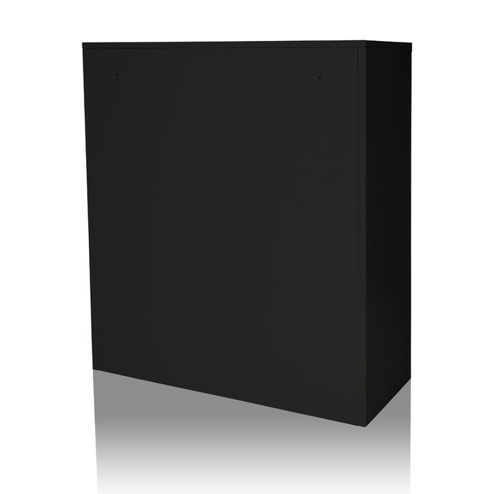 Шафа для документів COLOR AS, 105 x 90 x 40 см, металева, чорна, hjh OFFICE
