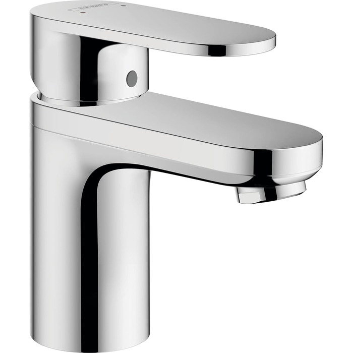 Змішувач для ванної кімнати Hansgrohe Vernis Blend без зливу, хром, висота виливу 70 мм, економія води EcoSmart