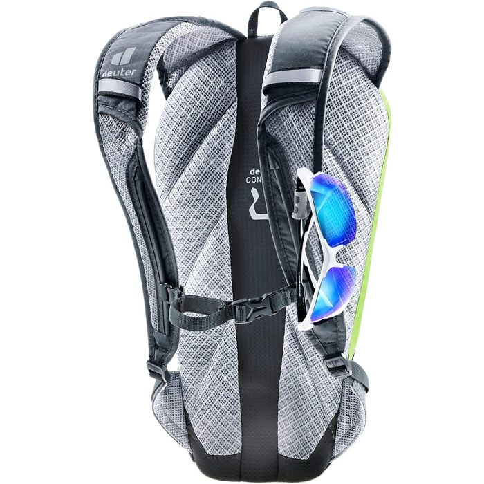 Велосипедний рюкзак deuter Road One 5 л, для шосейного велосипеда, колір цитрус-графіт