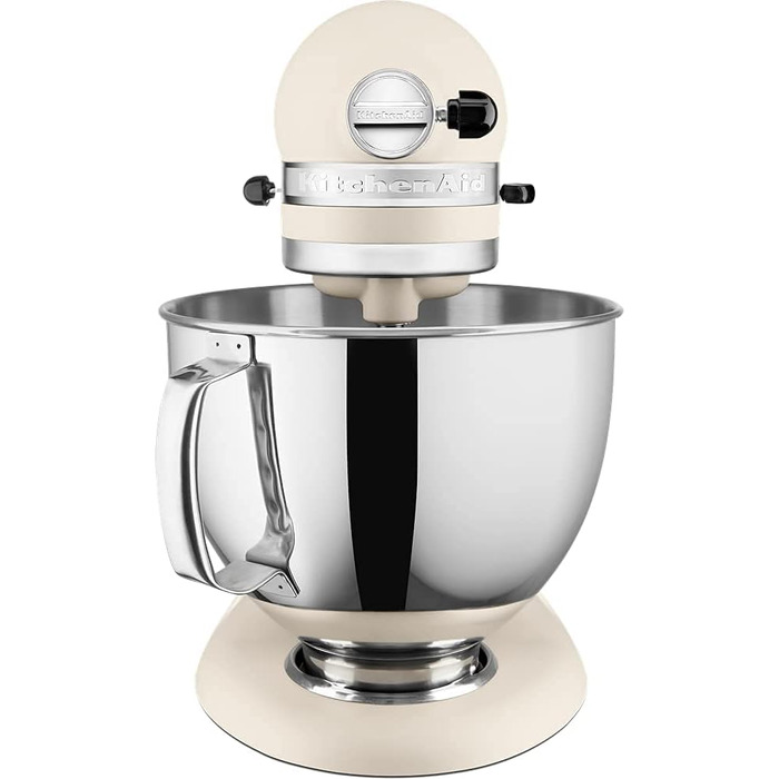 Кухонна машина KitchenAid Artisan: планетарний міксер з нахильною головою, 2 чаші з нержавіючої сталі по 4.8 л та набором із 5 аксесуарів