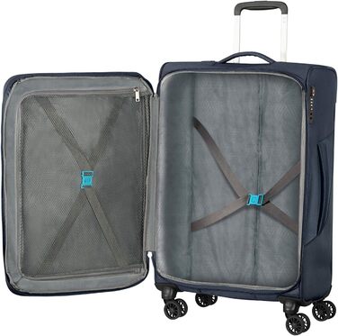 Валіза American Tourister Summerfunk 68 см, 77 л, розширювана, на 4 колесах, синя (Navy)