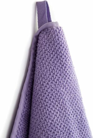 Рушники Herzbach Home Spa 50x100 см, 100% бавовна, лаванда, набір 2 шт.