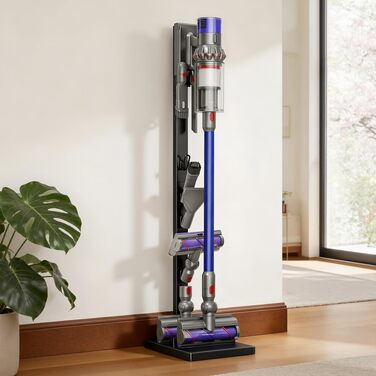 Підставка для пилососа Dyson pickpiff — універсальний стійкий тримач для моделей V15, V12, V11, V10, V8, V7, V6 з органайзером для аксесуарів, без свердління