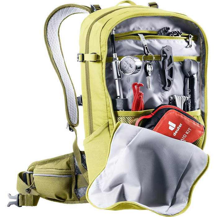 Велорюкзак з протектором Deuter Flyt 14, 14 л, Sprout-cactus