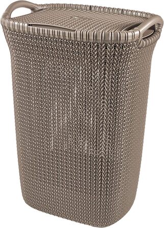 Кошик для білизни Curver KNIT 57 л, 45x34x61,5 см, коричневий