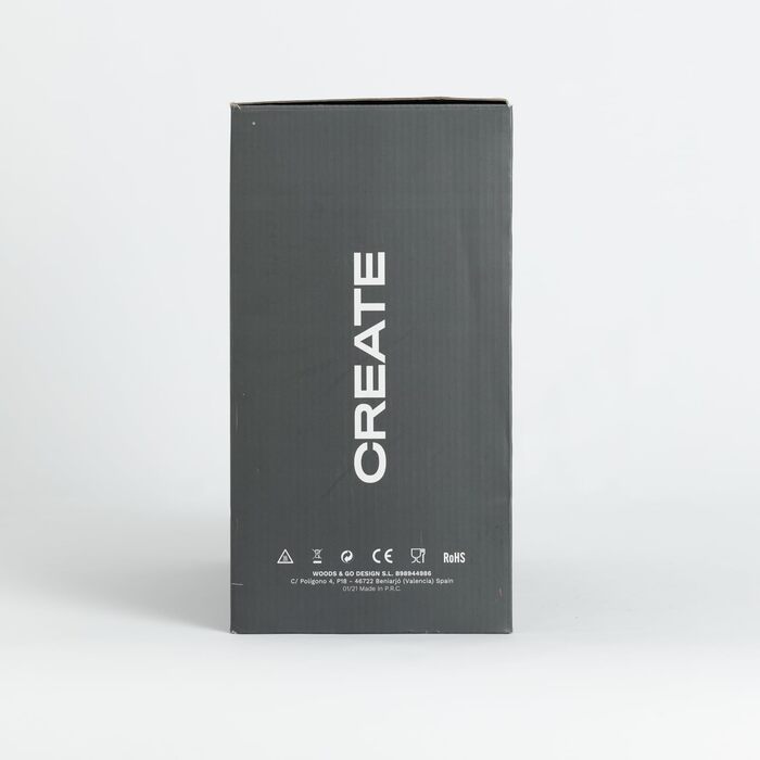 Сендвіч-мейкер CREATE STONE STUDIO 5 в 1: гриль, вафлі, тайякі, панкейки, пончики, антипригарне покриття, 600 Вт, чорний