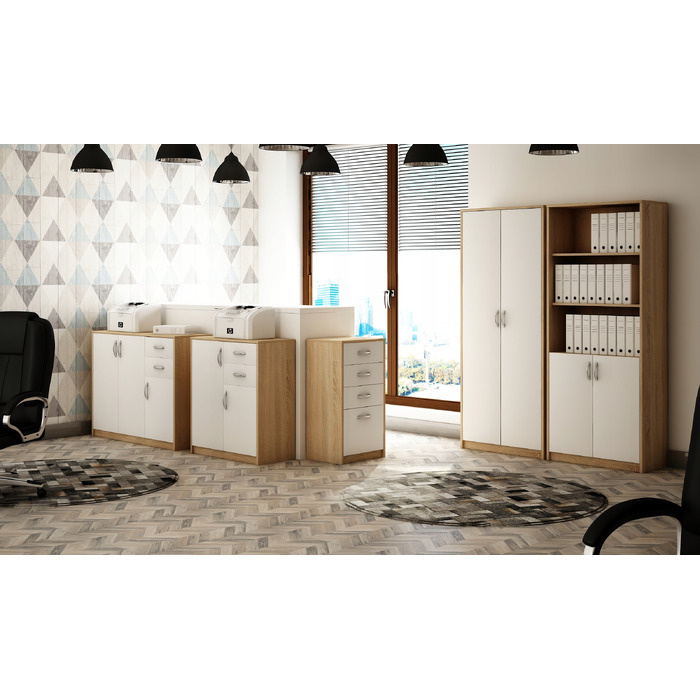 Стелаж Meble Bestseller, дуб сонома, 4 полиці, 180 x 74 x 35 см