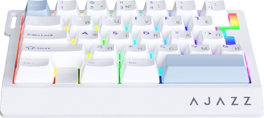 Дротова магнітна клавіатура Ajazz AK029 Ice lsland Magnetic Switch (AK029-I-WB)