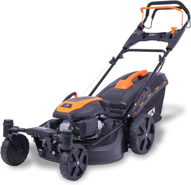 Бензиновий газонокосарка FUXTEC 4в1 FX-RM5196 з Edge-Cut, ширина косіння 51 см, 170 ccm, з приводом на задні колеса, 60л травозбірник