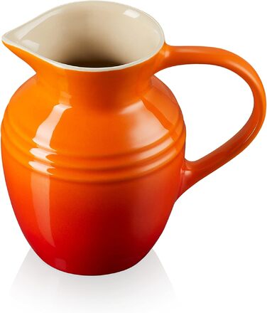 Керамічний глечик для соку Le Creuset Klassik, 0,6 л, колір Офісно-червоний (Ofenrot), керамічний
