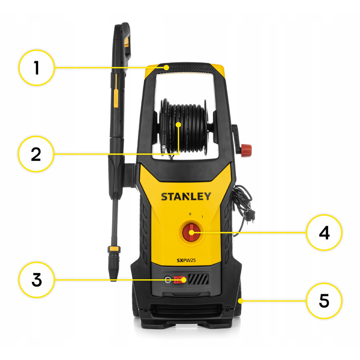 Мийка високого тиску Stanley 170 бар, 2500 Вт