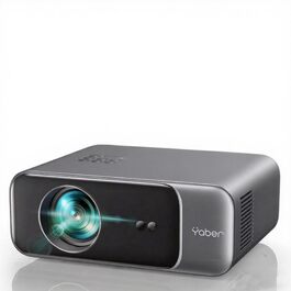 Проєктор для домашнього кінотеатру YABER Full HD 1080p (підтримка 4K), автофокус, автоматична корекція трапеції, WiFi 6, Bluetooth, портативний outdoor-проектор з екраном до 300