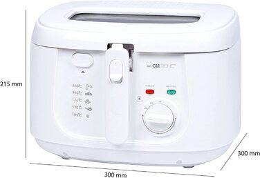 Фритюрниця Clatronic FR 3771, 2,5 л, антипригарна, з фільтром, термостатом
