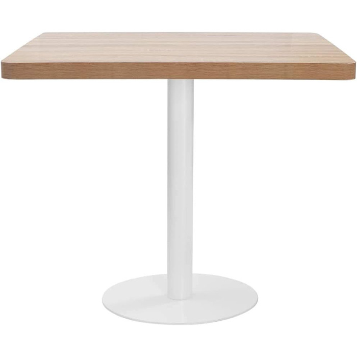 Столик для бістро/бару 60x60 см, MDF, Темно-коричневий | vidaXL