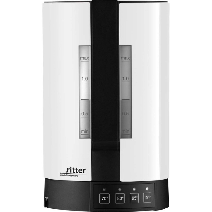 Електрочайник RITTER Fontana 5, 1.1 л, білий, пластик, енергоефективний (A+)