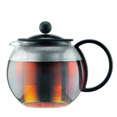 Заварник для чаю Bodum Assam з фільтром із нержавіючої сталі, 0.5 л, чорний