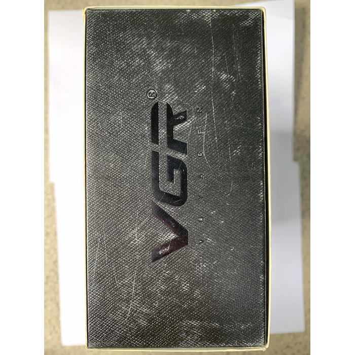 Професійна машинка для стрижки волосся VGR 003 Fresh Fade, акумуляторна/мережева, з LED-дисплеєм, чорна