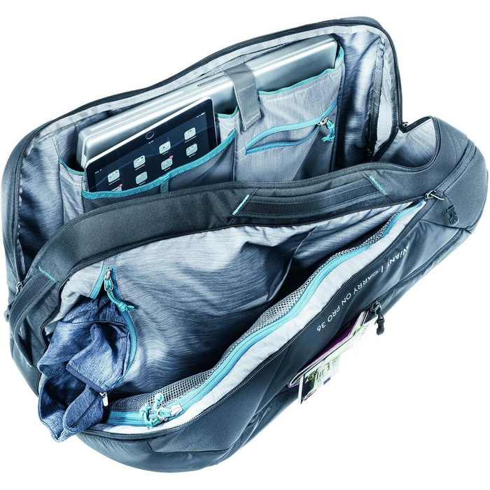 Рюкзак для подорожей Deuter AViANT Carry On Pro 36 л, чорний, ручна поклажа