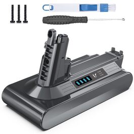 Акумулятор Morpilot V8 8000mAh для пилососів Dyson V10 Absolute Animal Motorhead Exclusive Fluffy, замінна батарея з 3 фільтрами
