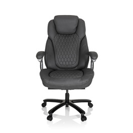 Крісло для керівника XXL PULLMANN штучна шкіра матова сіра hjh OFFICE