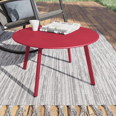 Стіл Grand Patio Bossa Nova Rot для балкона, вітальні та офісу, металевий, легкий монтаж, кавовий столик для вулиці та приміщень