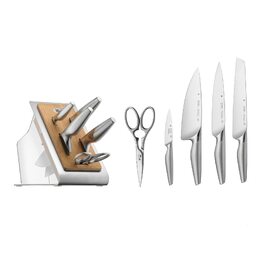 Набір кухонних ножів WMF Chef's Edition Performance Cut, 3 предмети, кована сталь, у дерев'яному футлярі, Made in Germany