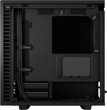 Корпус Fractal Design Define 7 Mini Black, алюміній/сталь, безшумний, Micro ATX, міні-тауер