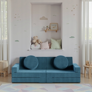 Диван FDM PLAYBOX 160 x 80 см, синій