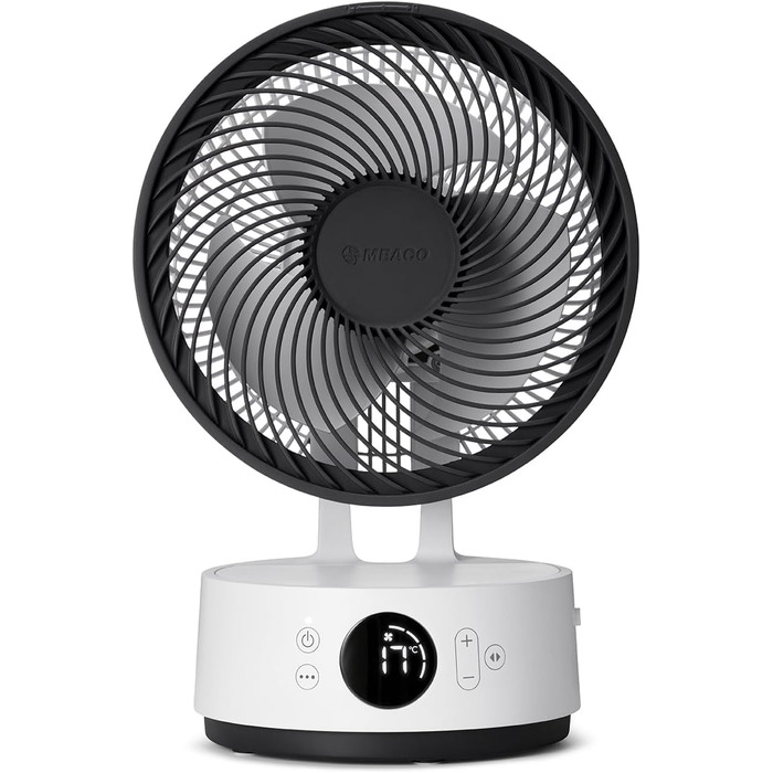 Вентилятор підлоговий MeacoFan Sefte® з пультом, 1150 м³/год, тихий (25 дБ), 3D-коливання, нічний режим, таймер, для спальні та вітальні, 3 роки гарантії