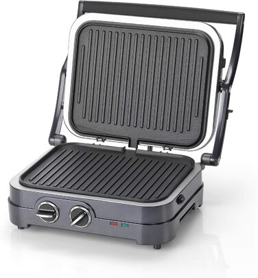 Електрогриль Cuisinart Griddle & Grill, сендвічниця, прес для паніні, знімні антипригарні пластини, посудомийна безпека, здорове приготування з мінімумом олії, синій